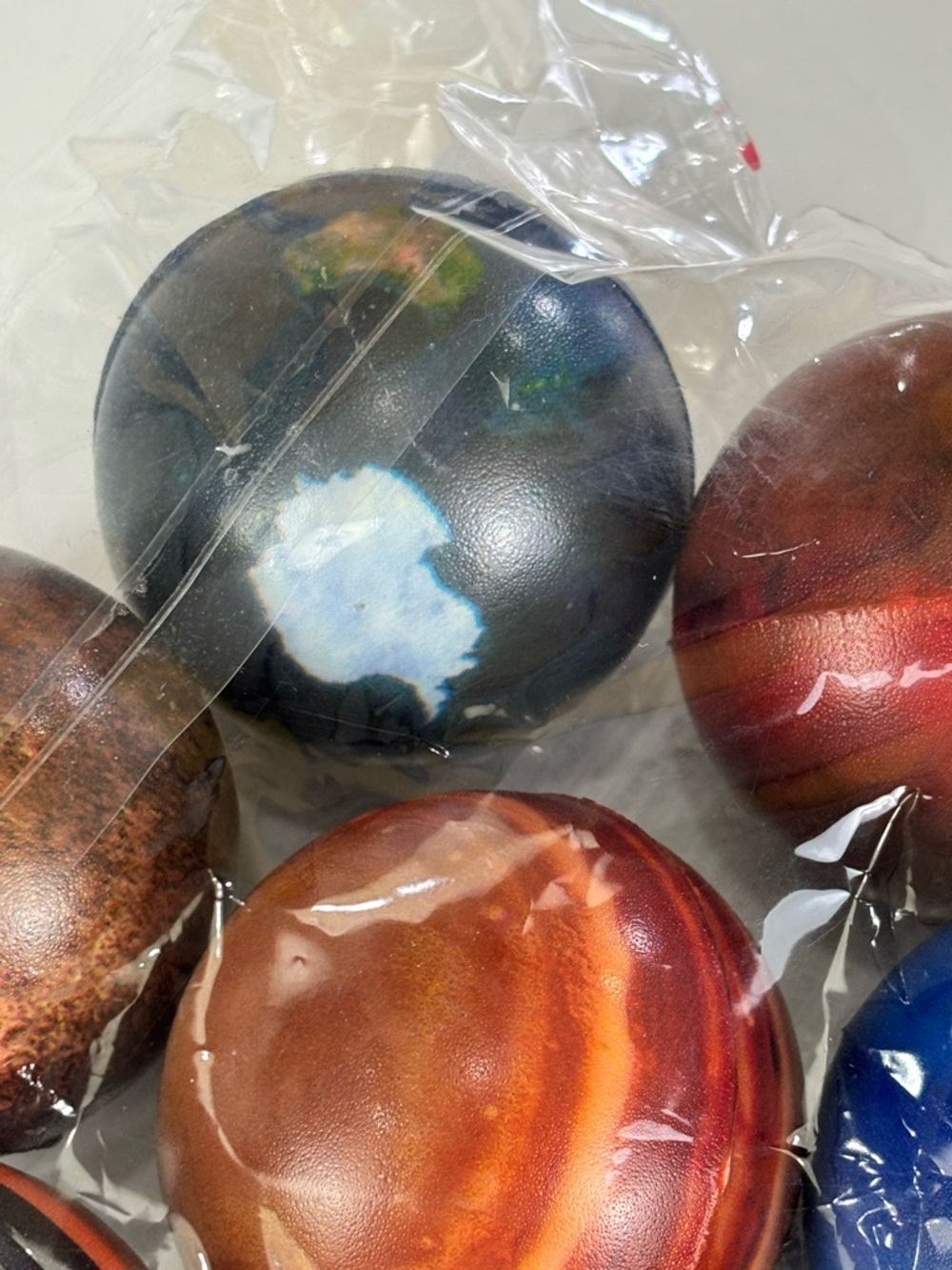 Solar System Planet Balls Anti-Stress balls set of 10 - Picture 7 of 17